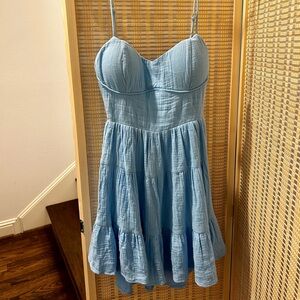 SUNDAYS BLUE MINI DRESS
